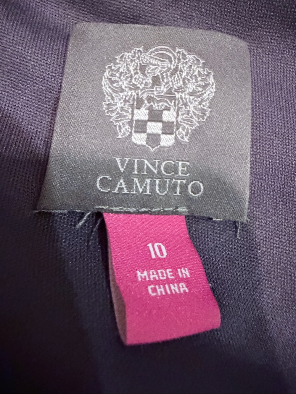 Vince Camuto Velvet dress size 10